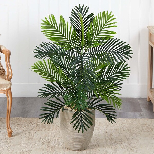 Paradise Palm Artificial Tree in Sand Colored Planter