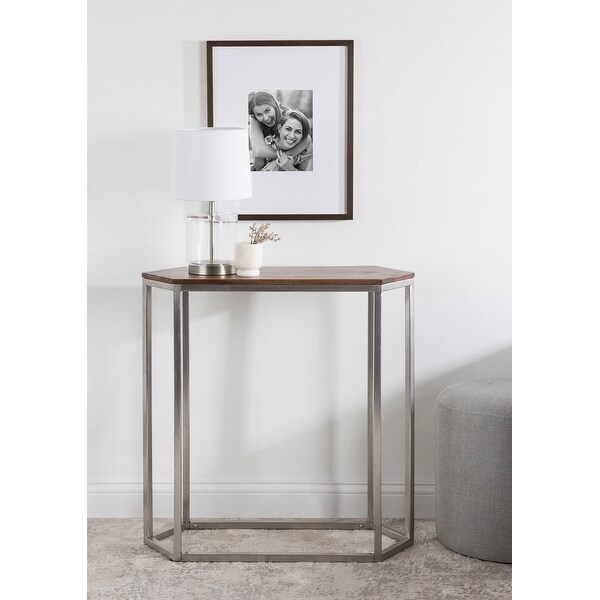 Kate and Laurel Helcourt Hexagon Console Table - 30x12x31