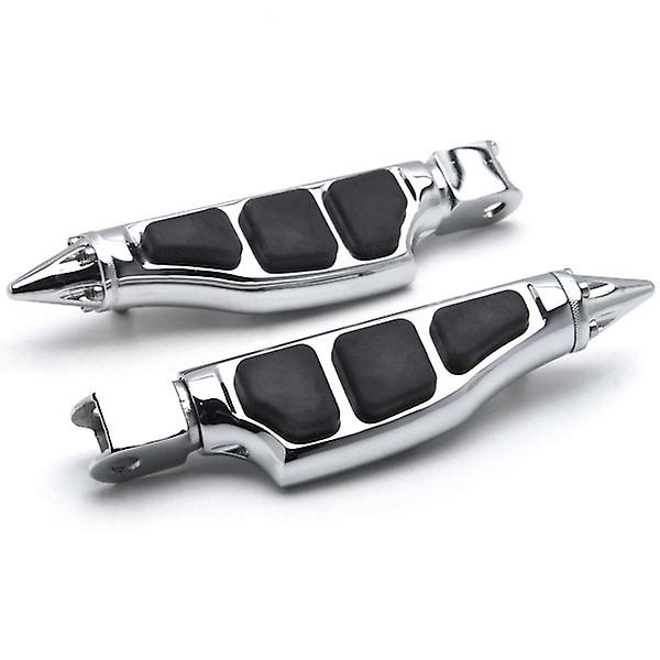 Stiletto Motorcycle Foot Pegs Footrests Left+Right Compatible with Honda Fury 2009-2013 Front