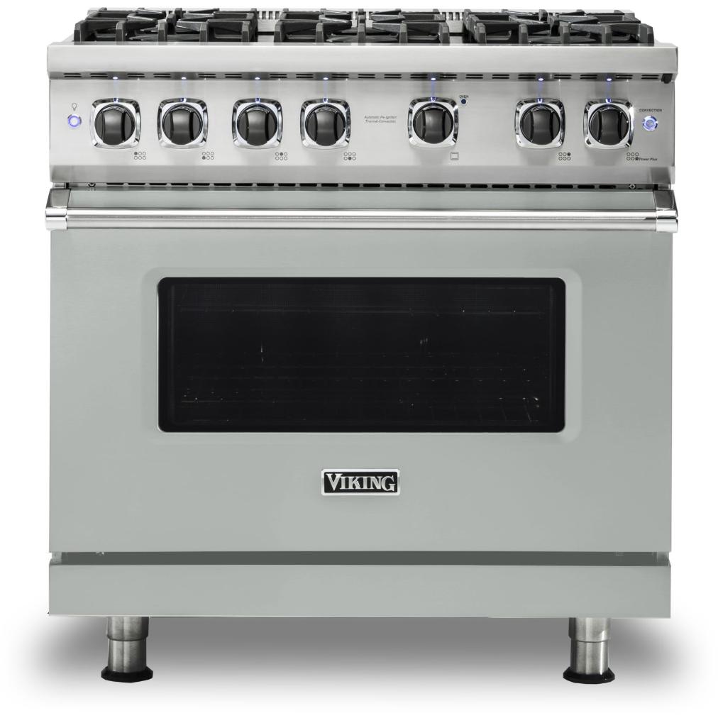 Viking 36-inch Freestanding Gas Range with GourmetGlo VGR536-6BAGLP