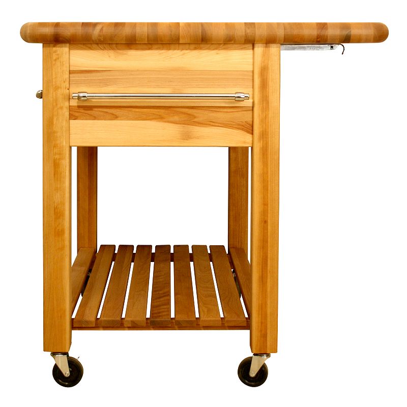 Catskill Craftsmen Grand Workcenter Kitchen Cart With Drop Leaf