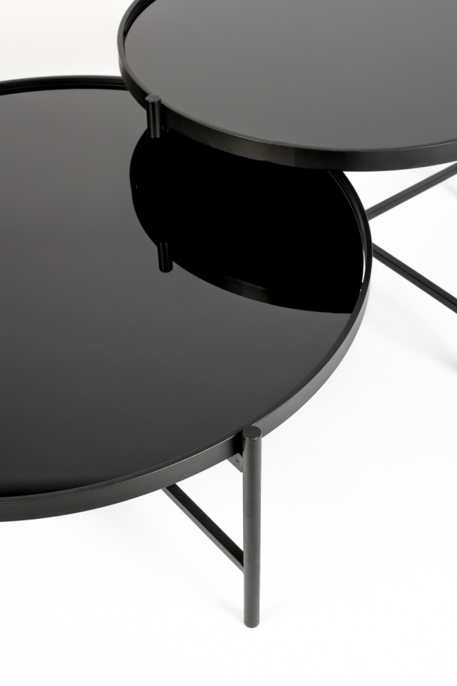 Black Contemporary Coffee Table  DF Li   Contemporary   Coffee Tables   by Oroa   Distinctive Furniture  Houzz