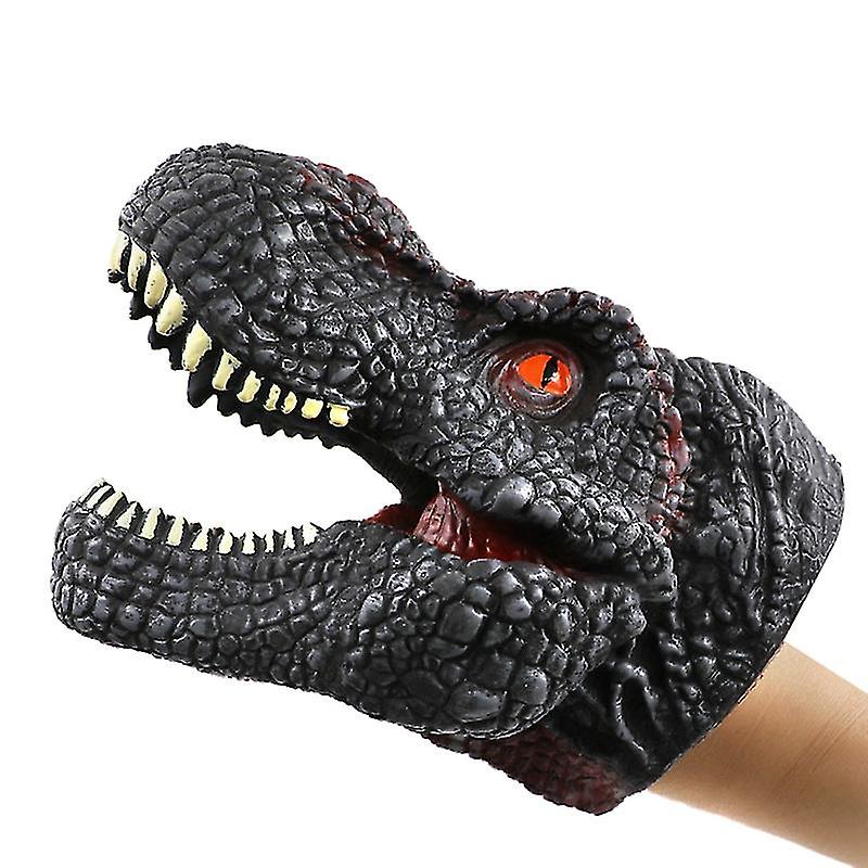 Born Pretty Dinosaur Hand Puppet Dinosaur Head Gloves Toys Game Gifts For Boys Soft Glue Hand Puppets