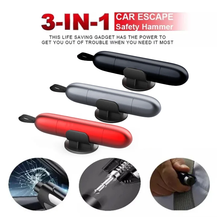 🔥BIG SALE - 48% OFF🔥🔥2022 Upgraded 3 in 1 car window breaker(BUY 4 GET EXTRA 15% OFF)