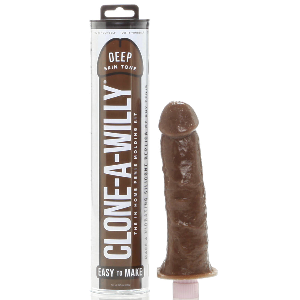 Clone-A-Willy Vibrator Kit in Deep Skin Tone