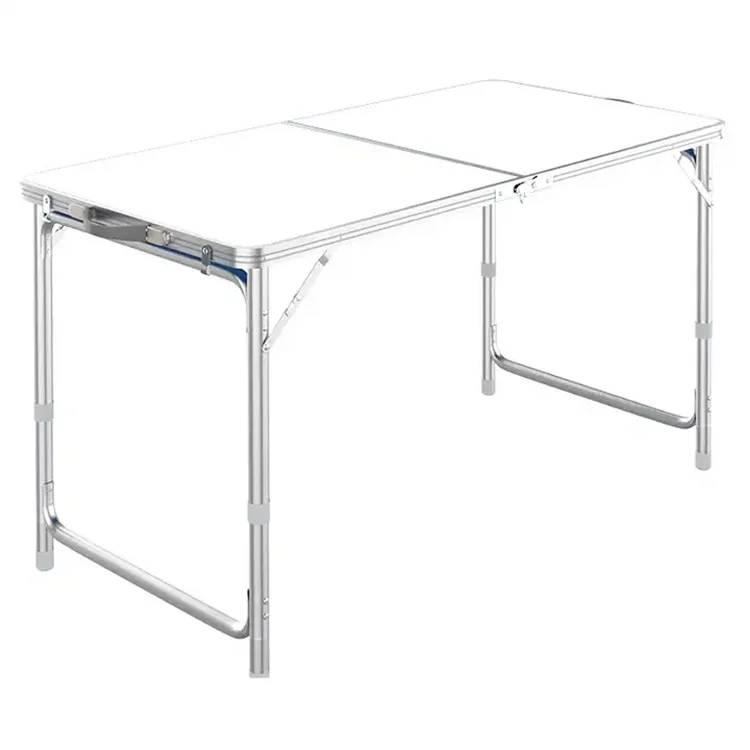 Multipurpose Extendable Portable Aluminum Outdoor Picnic Table Travel Camping Foldable Dining Tables