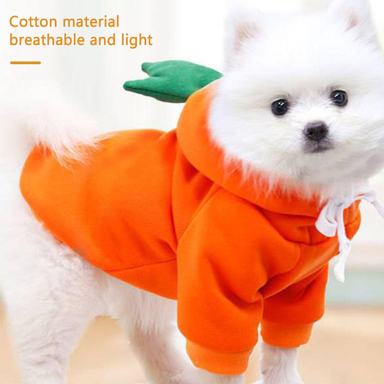 Dog Clothes Dog Hoodie Dog Warm Clothes Drawstring Design For Puppy Small Medium Large Dogs  Red-l