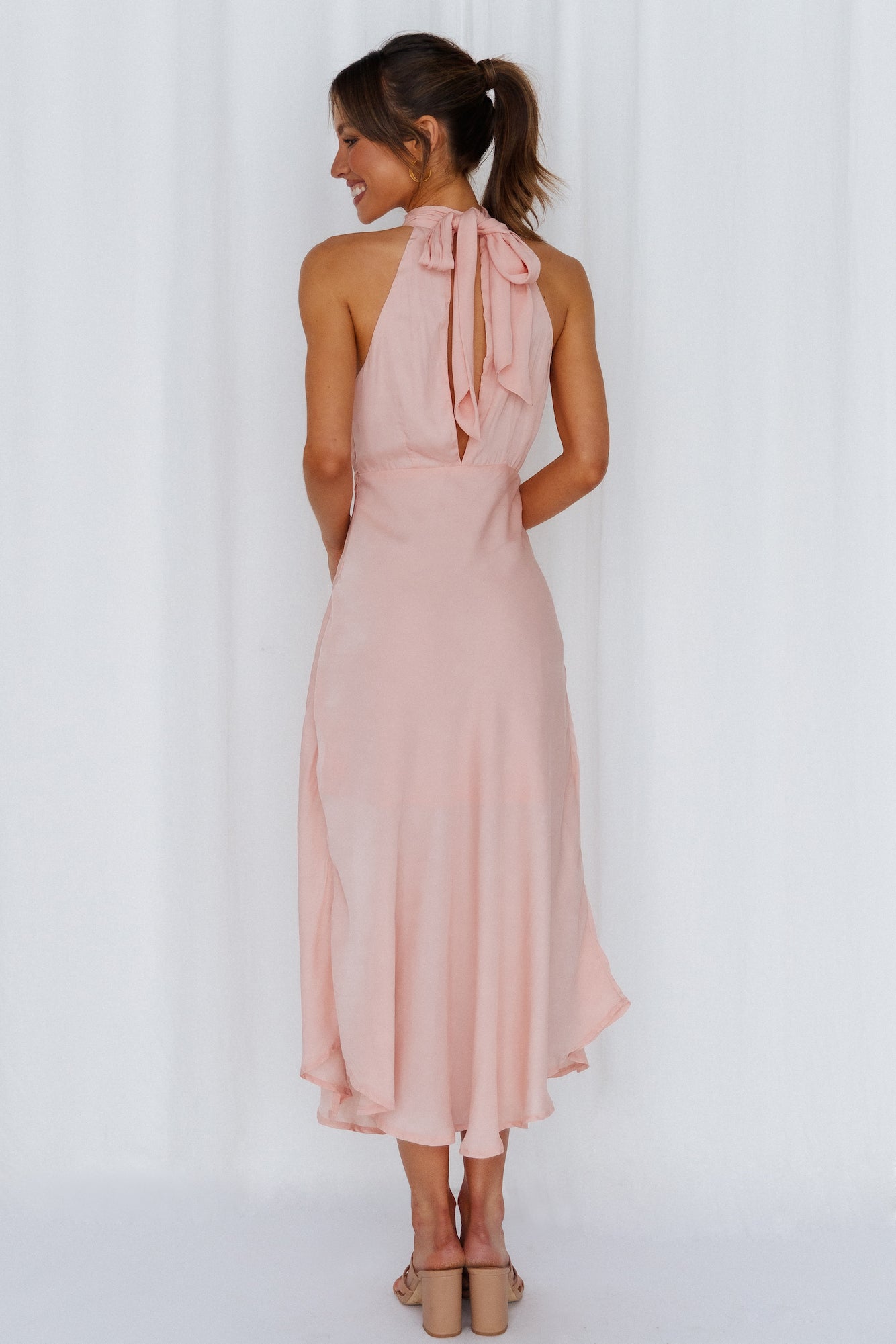 No Tears Here Maxi Dress Peach