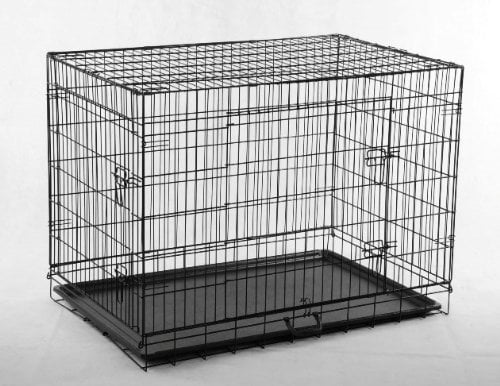 24 Pet Folding Dog Cat Crate Cage Kennel w/ABS Tray LC by BestPet