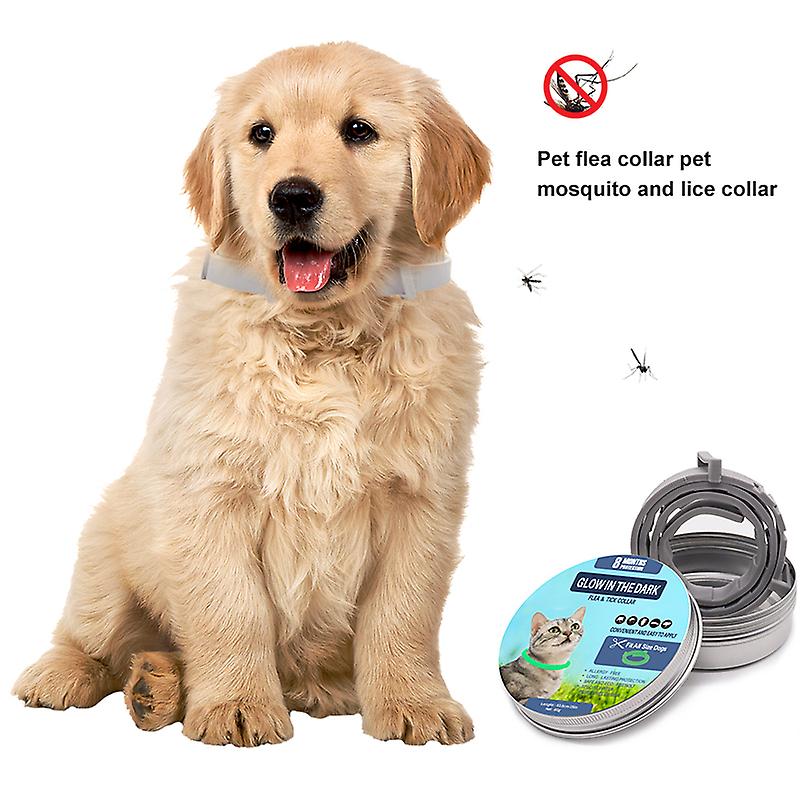 Pet Deworming Flea Collar Retractable Necklace Anti Flea And Tick Big Dog Puppy
