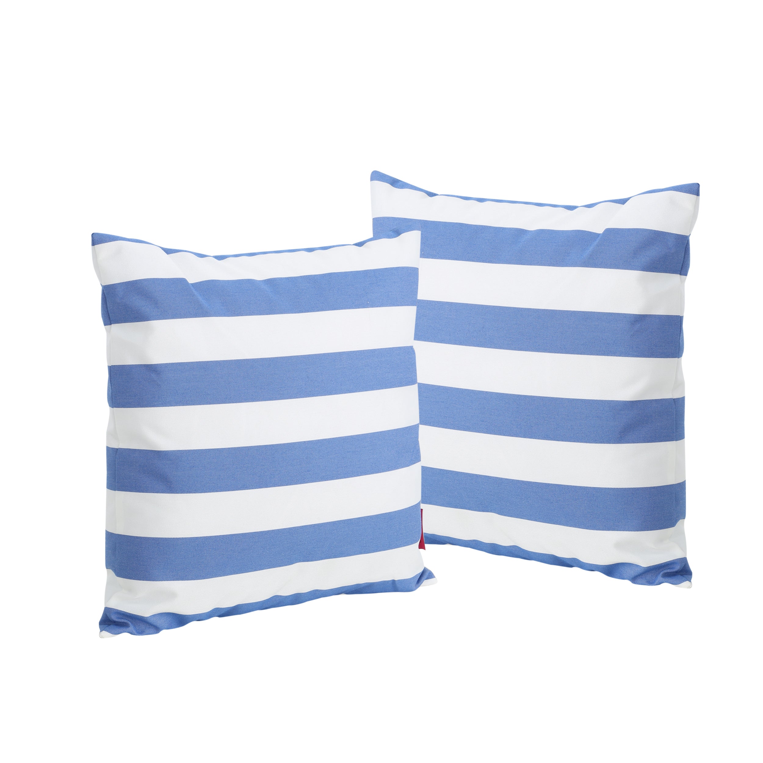 La Mesa Indoor Striped Water Resistant Square Throw Pillow