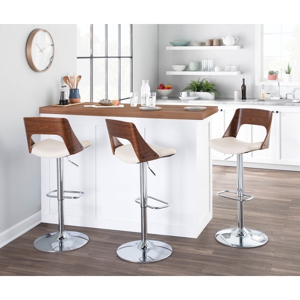 Carson Carrington Paula Adjustable Bar Stool (Set of 2)