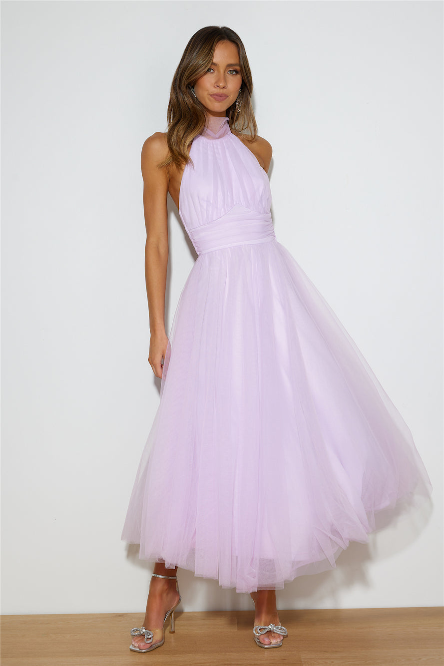 Tangled Up Maxi Dress Lilac