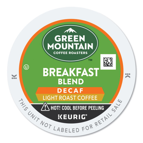 Green Mountain Coffee Roasters Decaffeinated Breakfast Blend (7522)