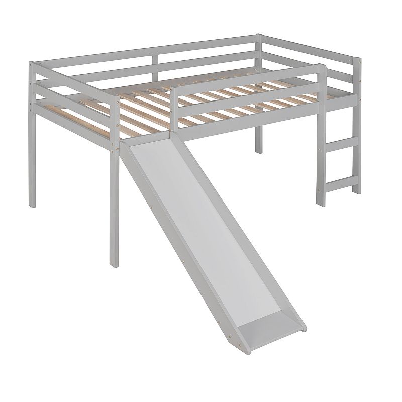 Merax Twin Loft Bed with Slide