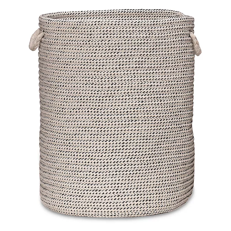 Colonial Mills Sunbrella Sandstorm Woven Hamper - 15 x 15 x 18