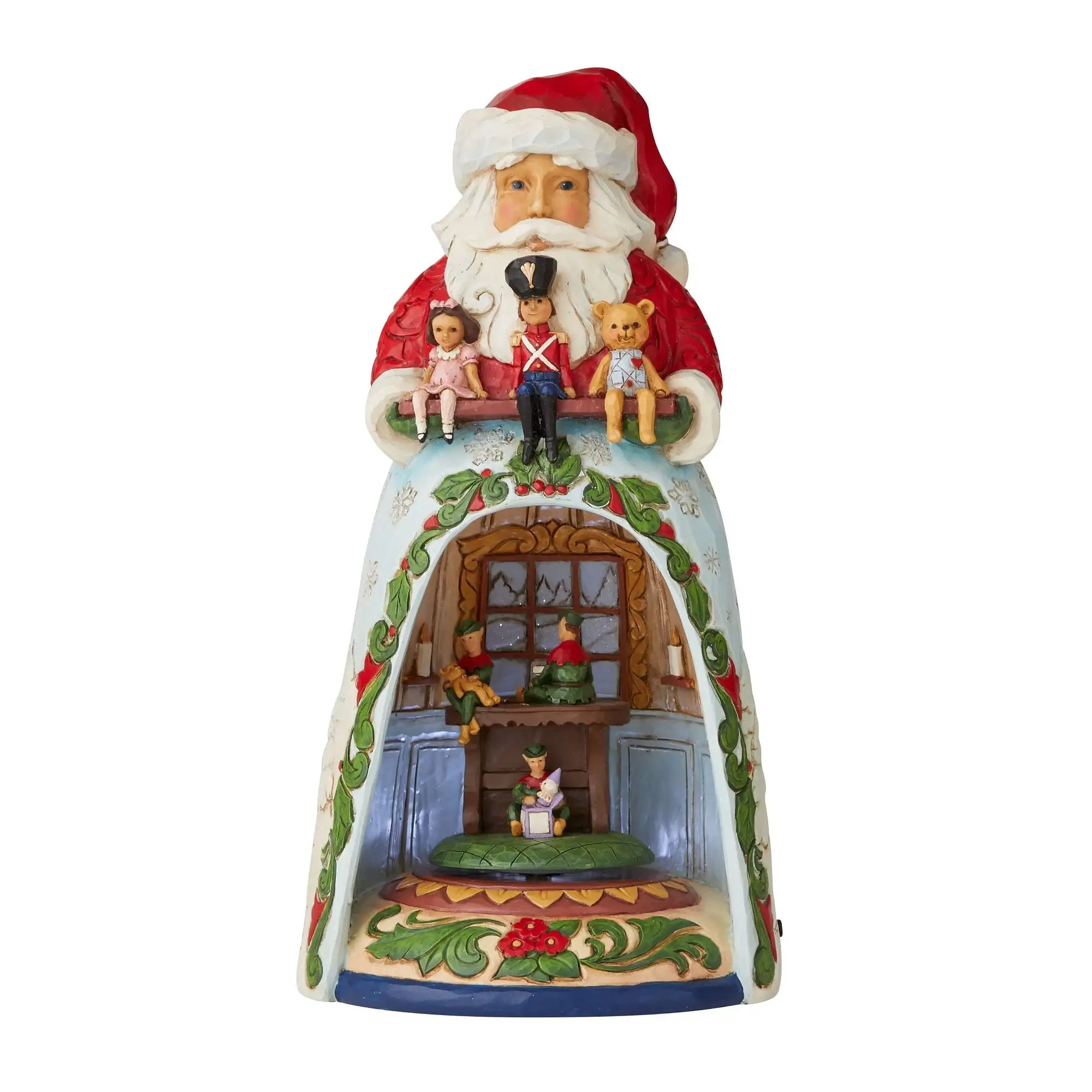 Santa Workshop Lighted Rotator