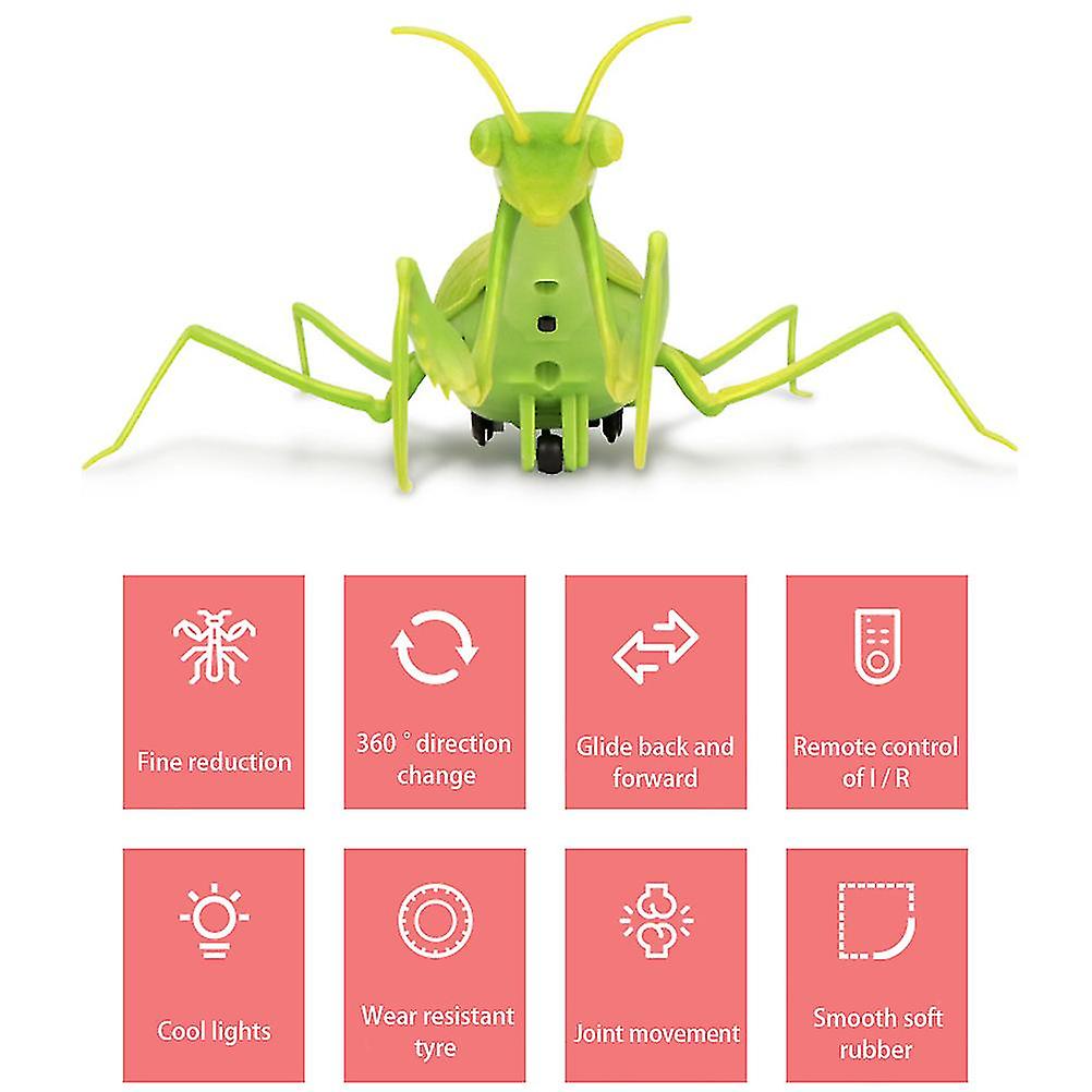 Infrared Remote Control Simulated Insects Toy RC Firefly Moth Praying Toy Funny Novelty Gift