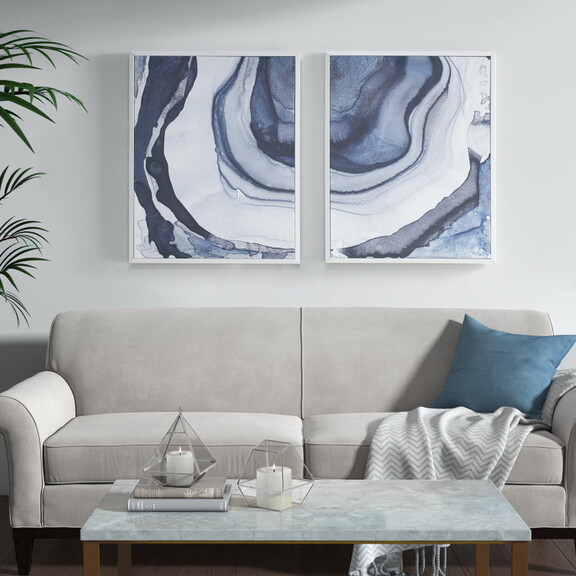 Ethereal Diptych 2 piece Framed Canvas Wall Art Se...