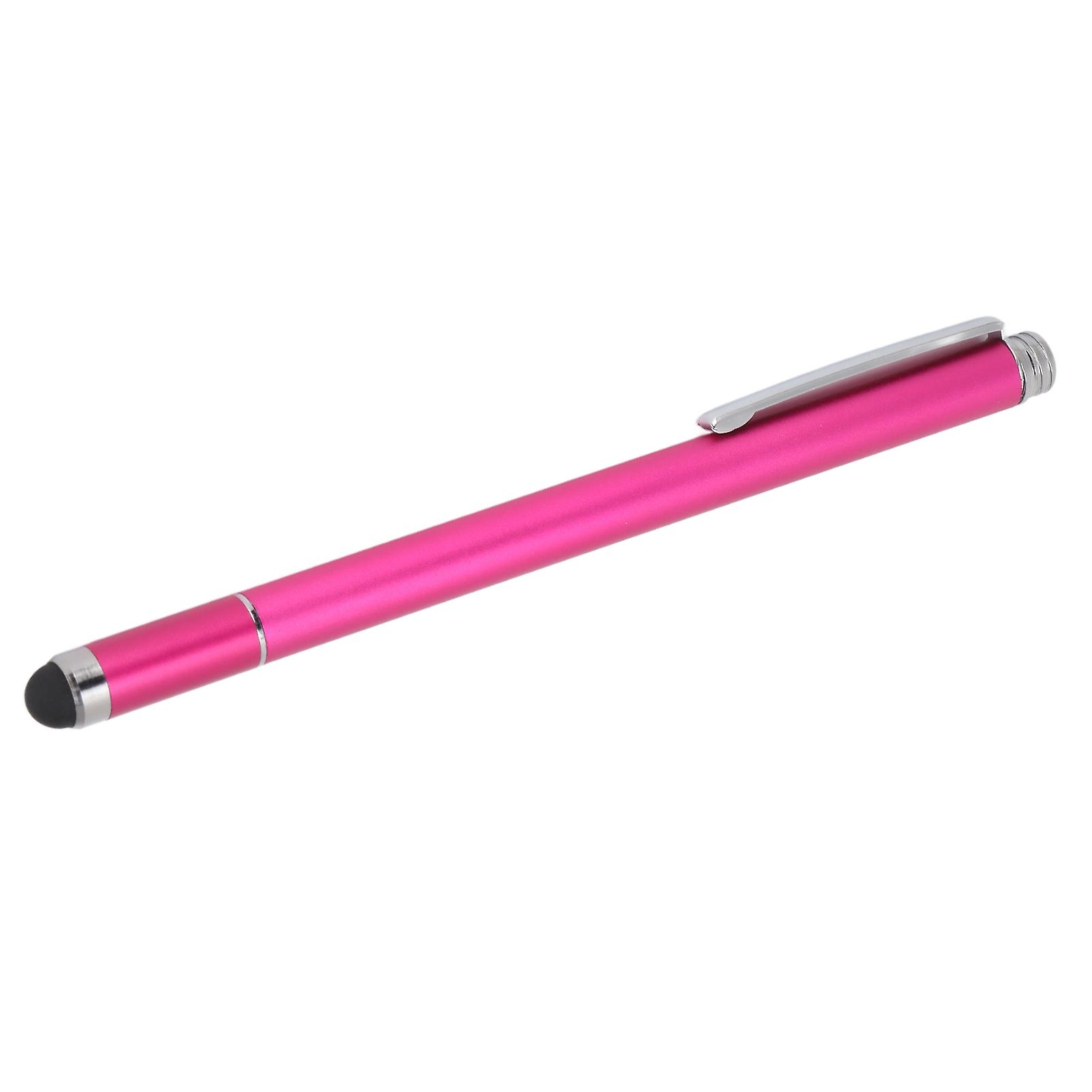 Stylus Pen 2 Functions Convenient Compact Portable Practical Touch Pens for IOS Tablet for Kindle for IPhoneRose Red