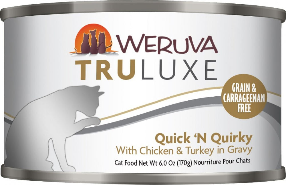 Weruva TRULUXE Quick N Quirky with Chicken and Turkey in Gravy Canned