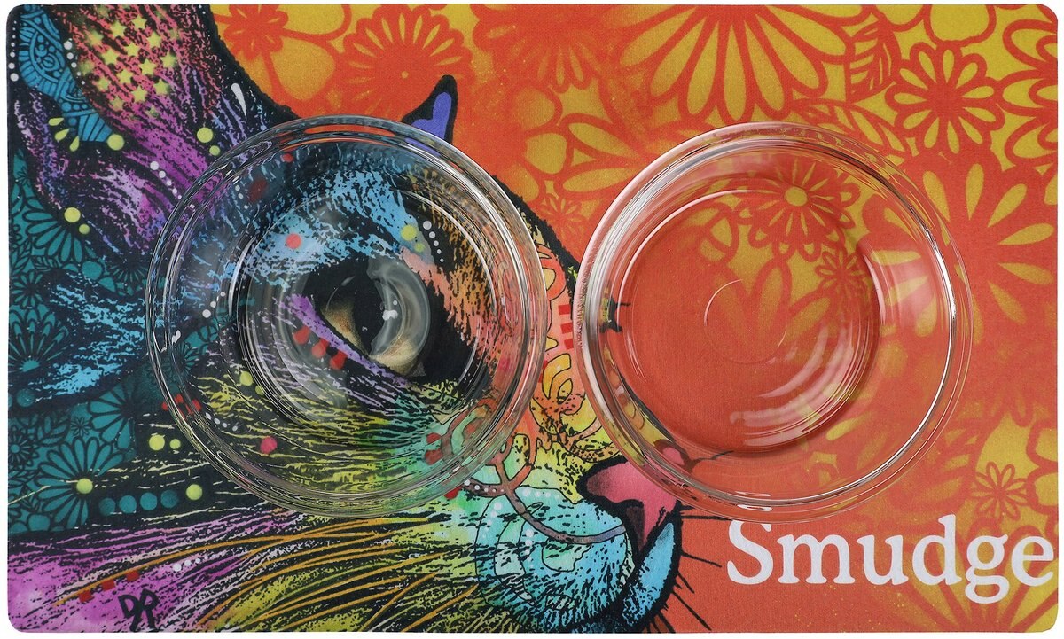 Drymate Dean Russo Smudge Personalized Cat Placemat