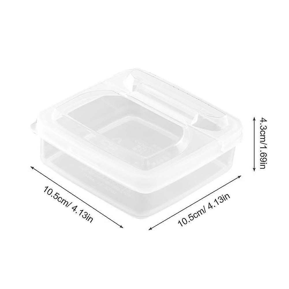 2pcs Butter Cheese Storage Box Portable Refrigerator Fruit Vegetable Fresh-keeping Organizer Box Tra