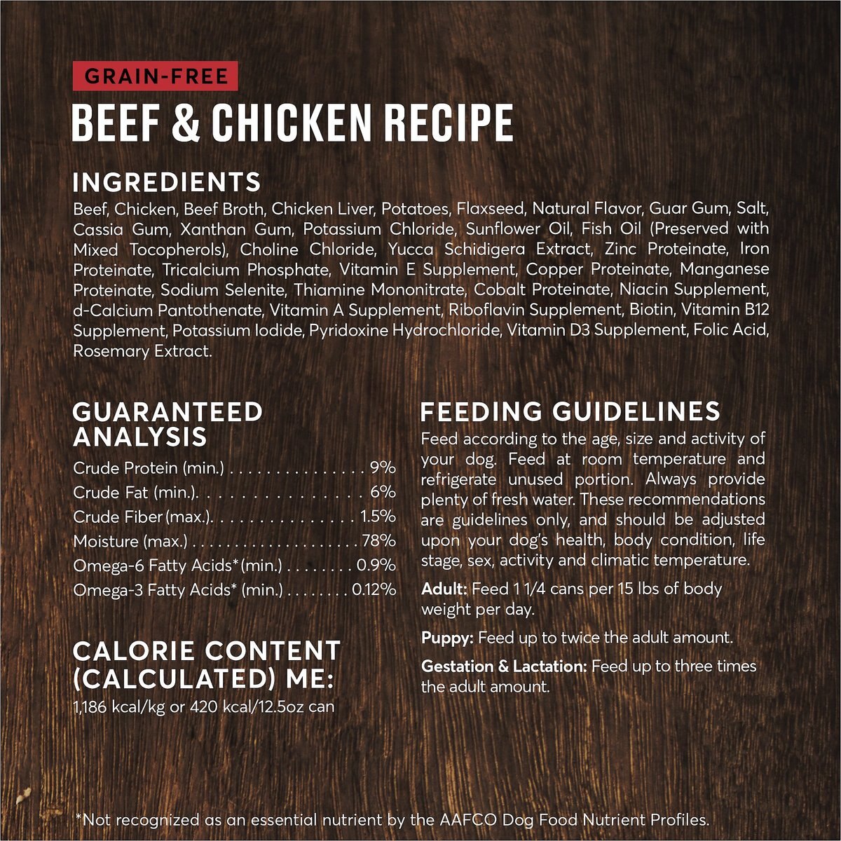 American Journey Beef and Chicken Recipe Grain-Free Canned Dog Food