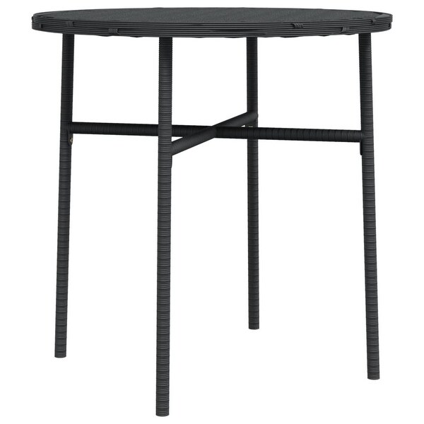 vidaXL Tea Table Black/Brown/Gray17.7