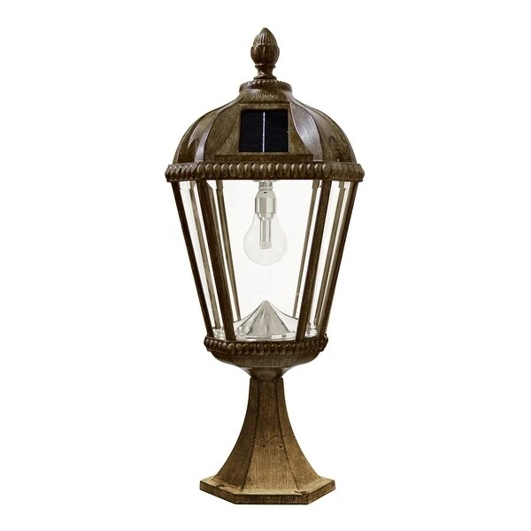 Gama Sonic Royal Bulb - Pier Mount - Weathered Bronze