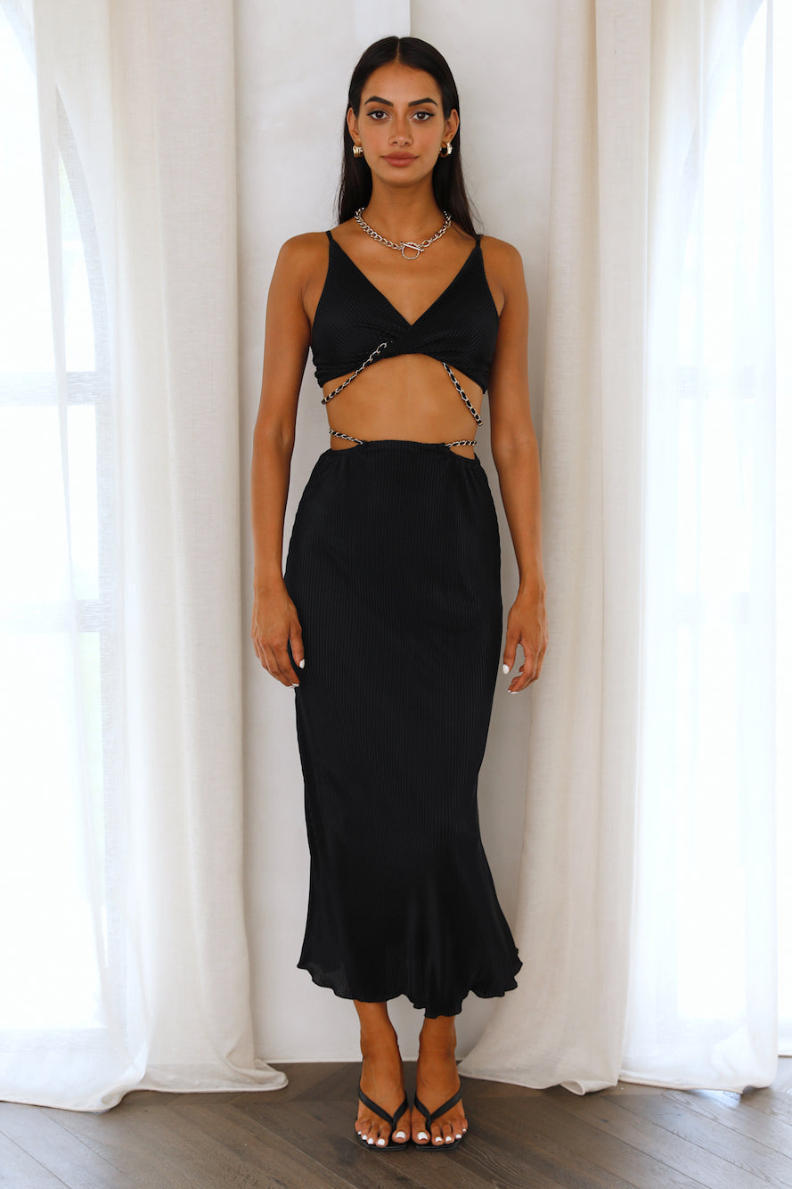 Not A Stereotype Maxi Skirt Black