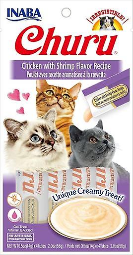 Inaba Churu Chicken with Shrimp Recipe (Cats ， Treats ， Chewy and Softer Treats )