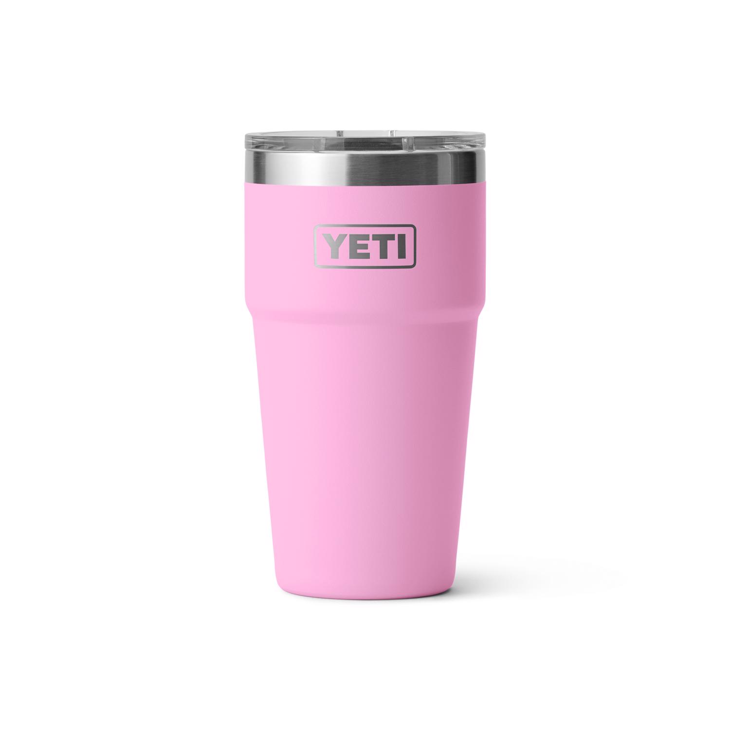 YETI Rambler 16 oz Power Pink BPA Free Tumbler with MagSlider Lid