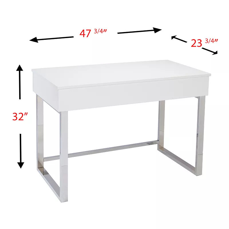 Southern Enterprises Inman Adjustable Height Sit to Stand Desk