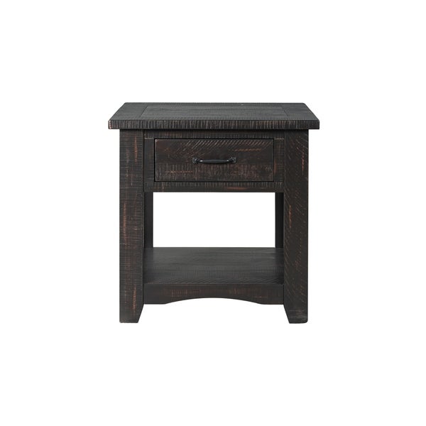 Rustic Wood End Table by Martin Svensson Home