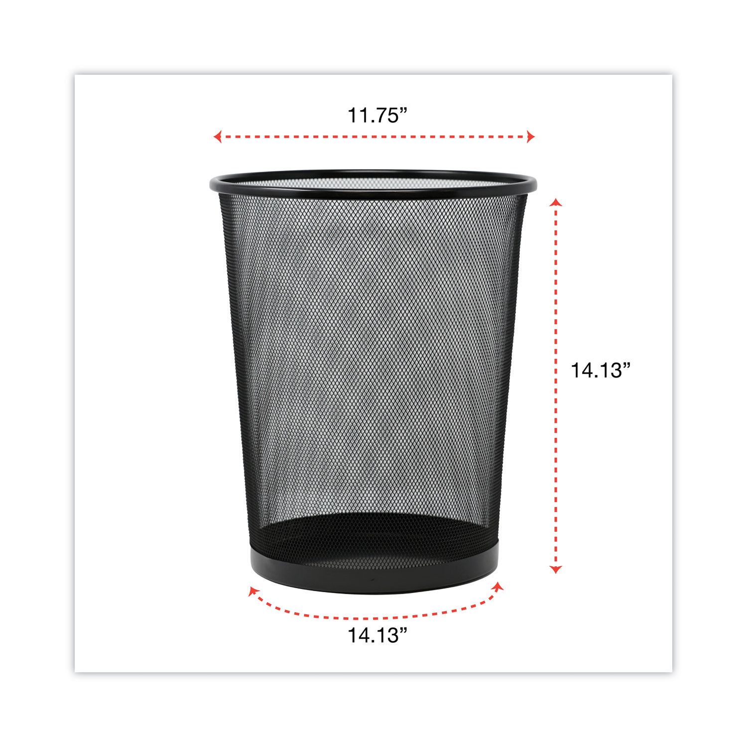 Mesh Wastebasket by Universalandreg; UNV20008