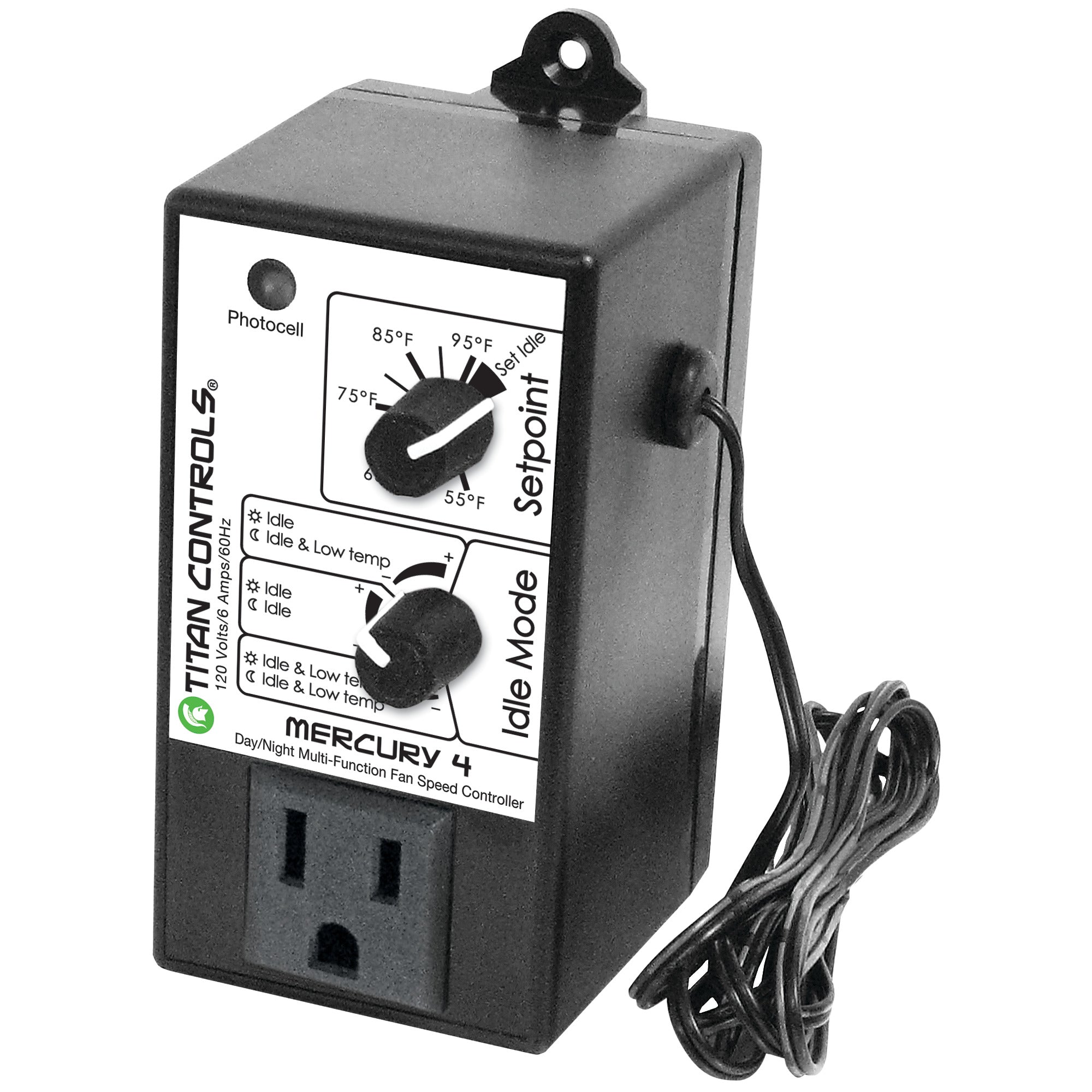 Titan Controls Mercury 4 - Multi-Function Fan Speed Controller， 120 V