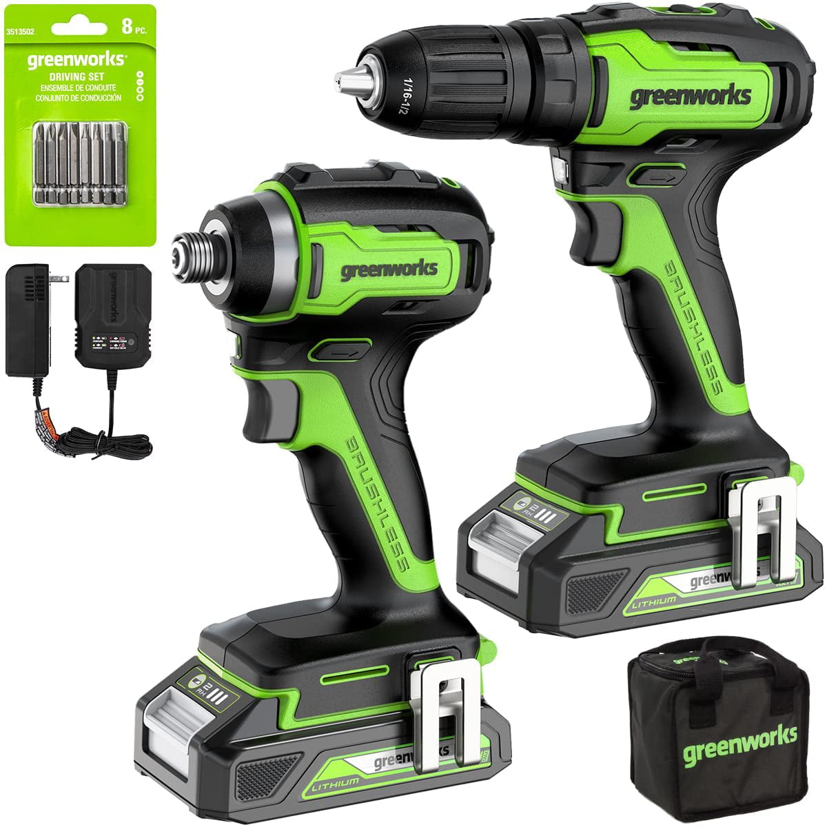 Greenworks 24V Brushless 1/2