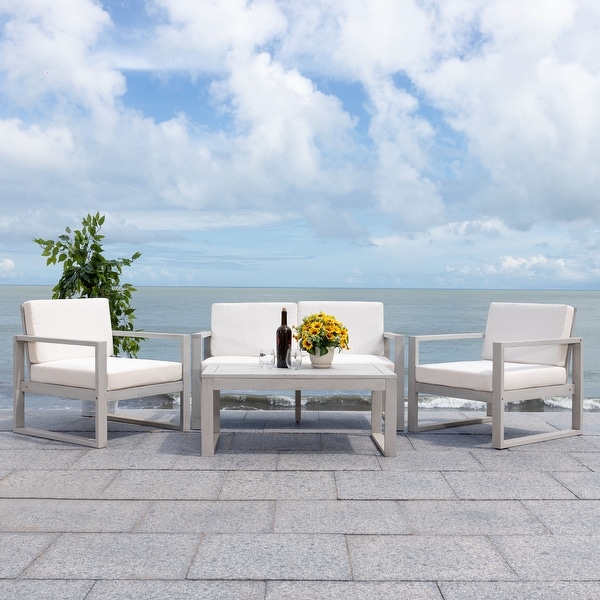 SAFAVIEH Outdoor Emiko 4Pc Outdoor Living Set