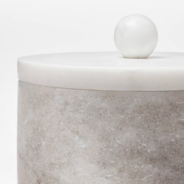 Round Marble Decorative Box Designed With Studio Mcgee