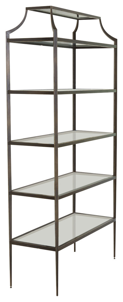 Lescot Etagere   Transitional   Bookcases   by HedgeApple  Houzz