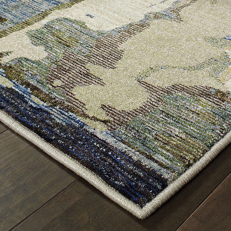 StyleHaven Easton Lapis Abstract Rug