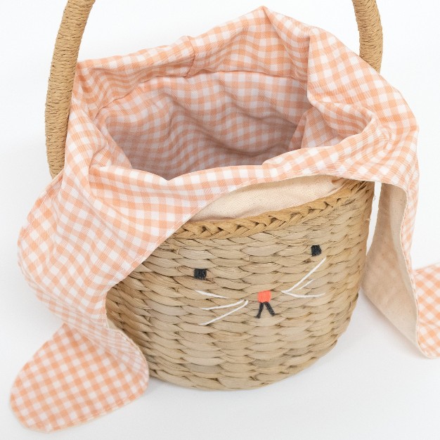 Meri Meri Bunny Basket pack Of 1 Easter