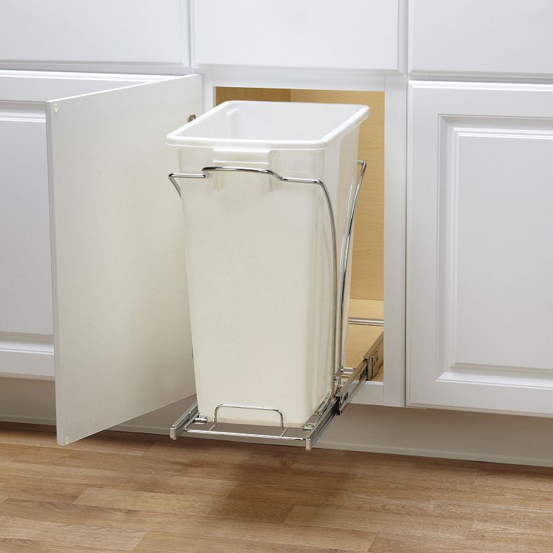 Glidez 2-pc. Under-Cabinet Roll-Out Caddy and 9-Gallon Trash Can Set