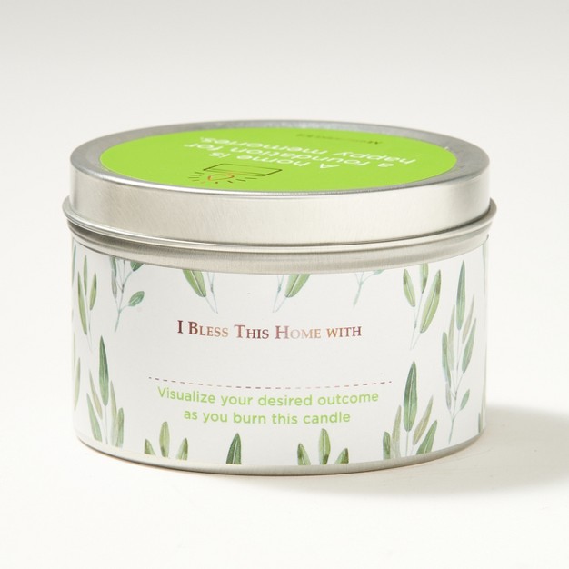 Magnificent 101 6oz Sage Soy Candle Home Blessing