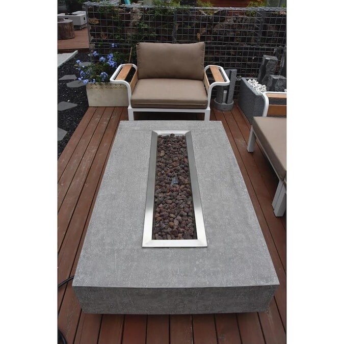 Elementi Hampton Outdoor Fire Pit Table 56\