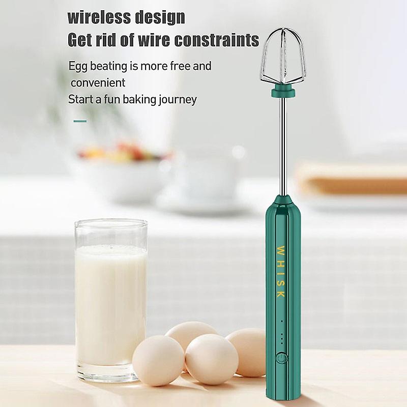 Usb Rechargeable Electric Stirrer Milk Coffee Frother Foamer Handheld Egg Beater Kitchen Tool