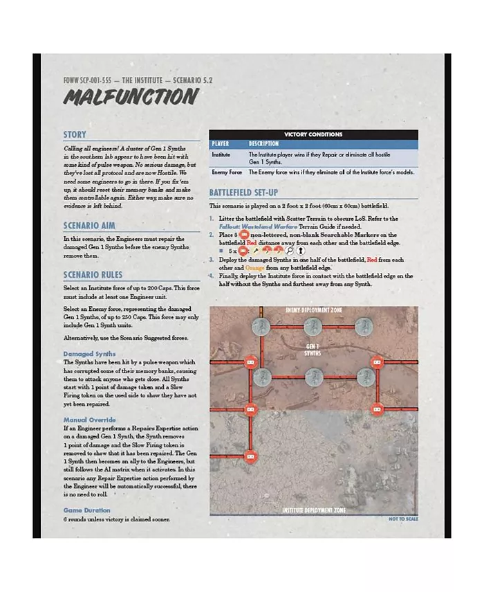 Impressions FalloutWasteland Warfare Astoundingly Awesome Tales Chapter 1 Expansion RPG Paperback Book