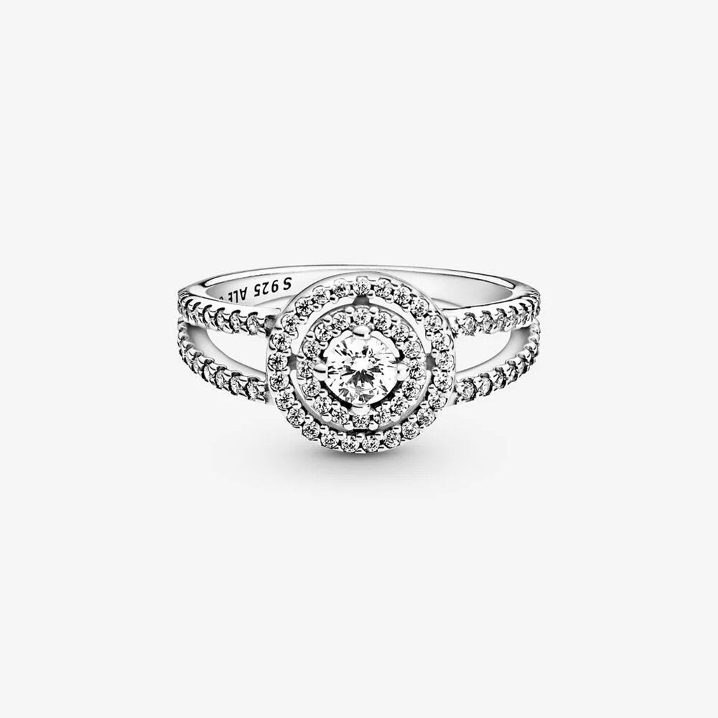 PANDORA  Sparkling Double Halo Ring