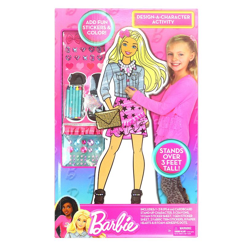 Tara Toy Barbie Deluxe Design a Character 3-ft. Toy